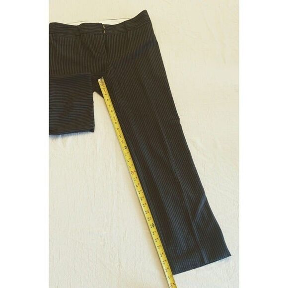 Liz Claiborne Women's dress pants AUDRA Grey/White Stripe Pants Women Size 10 - Picture 3 of 11